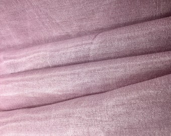 Tissu fin, taffetas simili soie vendu au mètre, lilas scintillant ou brillant