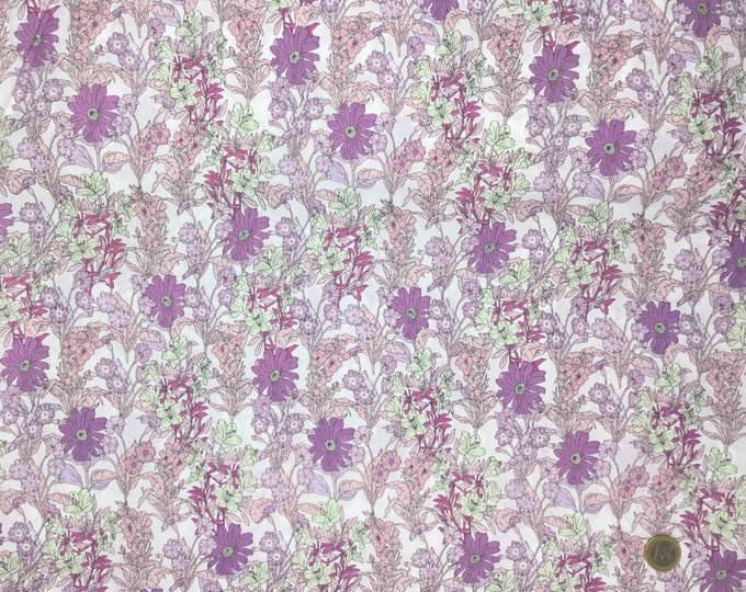 English Pima lawn cotton fabric, Parma Floral