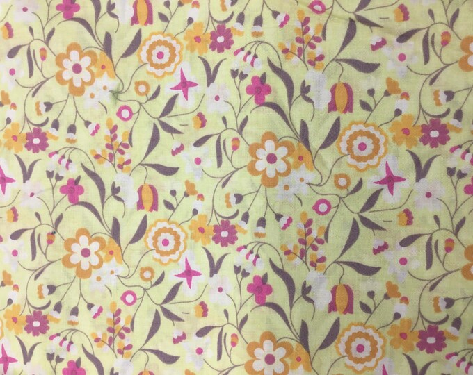 English Pima lawn cotton fabric Fabric Freedom vintage seventies