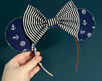 The Sailing Club - Handmade Mouse Ears Headband