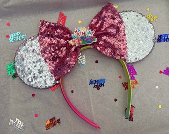 The Birthday - Handmade Mouse Ears Headband