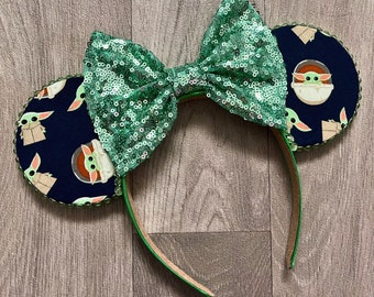 The Child - Handmade Mouse Ears Headband