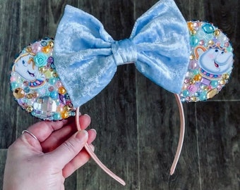 The Deluxe Teapot - Handmade Mrs Potts inspired Mouse Ears Headband