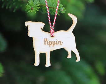 Personalised Jack Russell Decoration - Dog Decoration - Dog Christmas Decoration - Pet Lover Gift - Jack Russell Tree Decoration- Dog Bauble