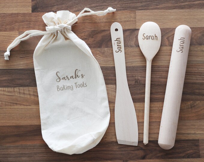 Personalised Baking Set Adults Baking Set personalised Baking Kit