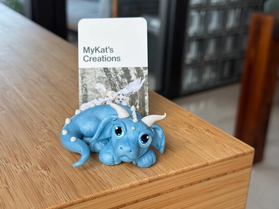 Blue baby dragon