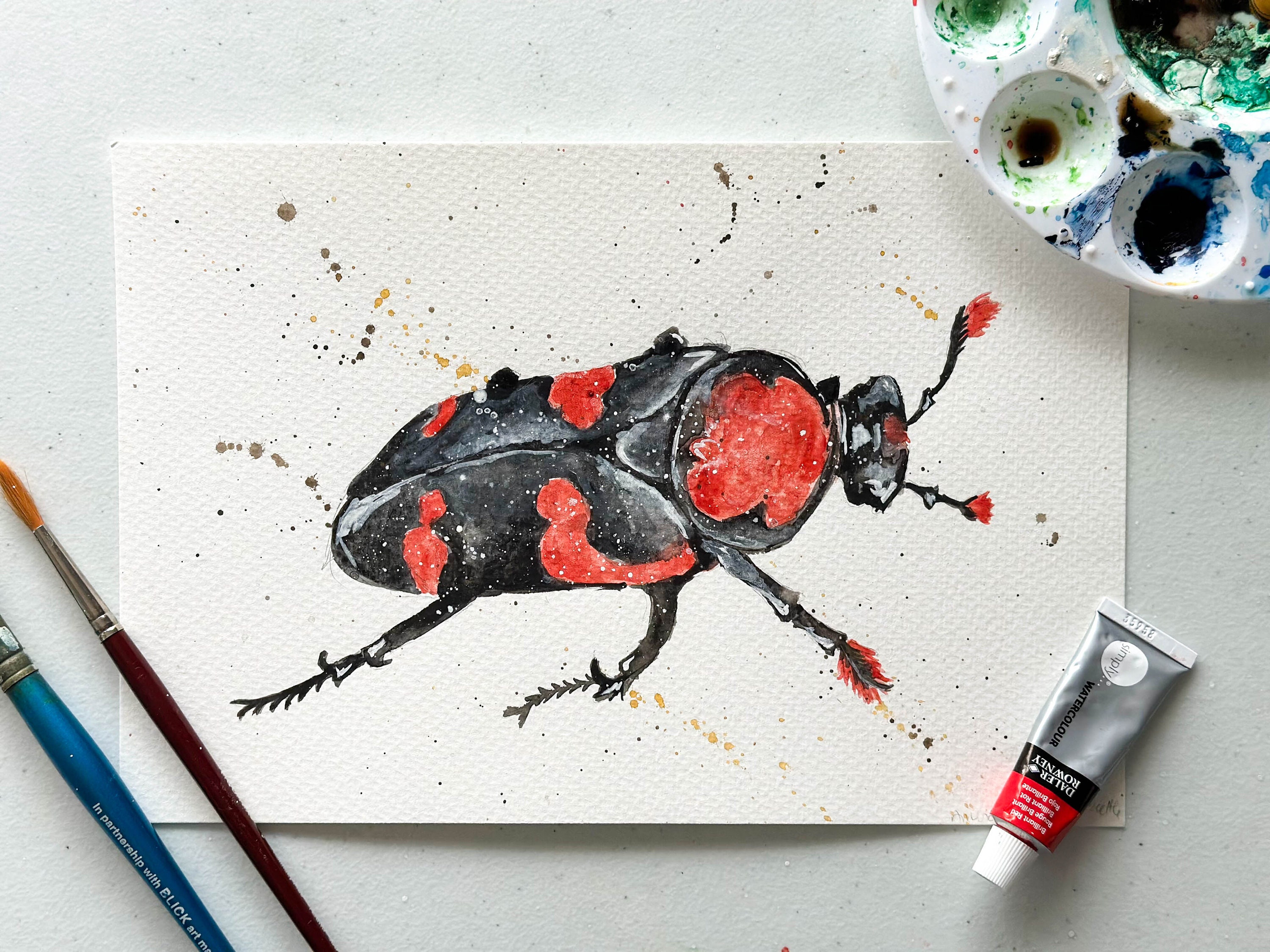 Creepy Beetle - Etsy
