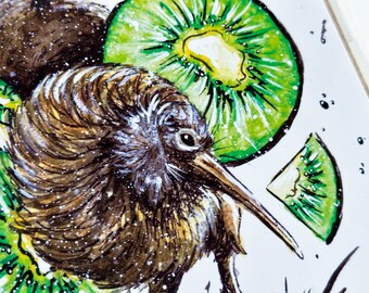 1907年のヴィンテージキウイのイラスト - Etsy 日本