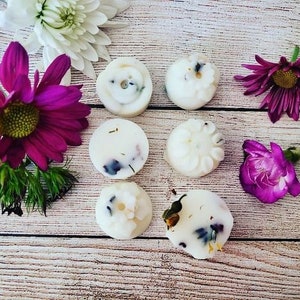 Wild Flowers Bloom Soy Wax Melts, Pack Of 6 Melts, Floral Melts, Botanical Melts, Wild Flowers, Gift Melts, Vegan image 1