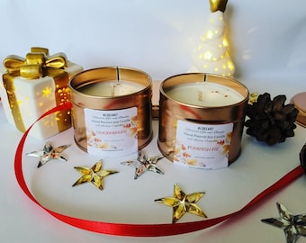 Festive Candle Gift Set, Christmas Candles, Gingerbread Man, Pumpkin Pie, Toffee Apple, Marshmallow Roast, Roasted Chestnut, Christmas Gift