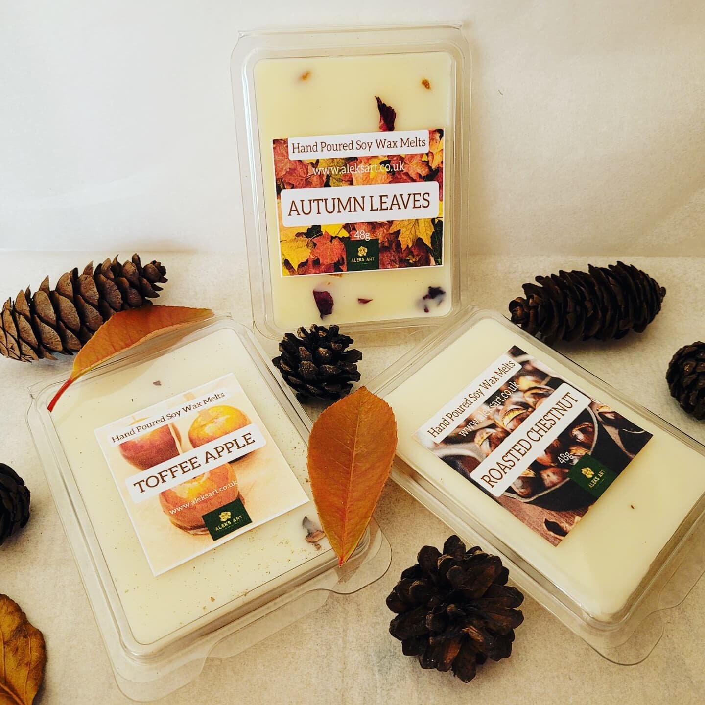 Apple Cinnamon Soy Wax Melts, Autumn Scented Wax Melts, Melts Wax