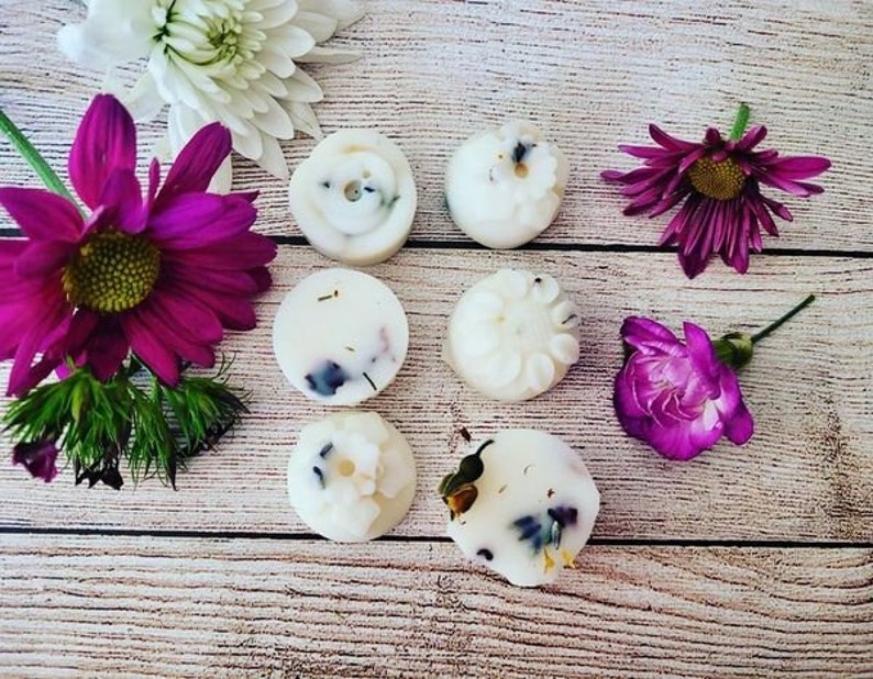 Wild Flowers Bloom Soy Wax Melts, Pack Of 6 Melts, Floral Melts, Botanical Melts, Wild Flowers, Gift Melts, Vegan image 1