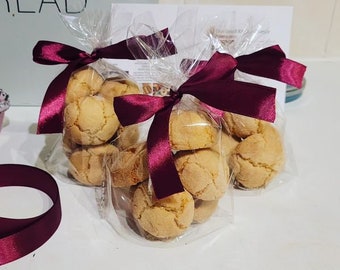 Almond Christmas Cookies Amaretti, Christmas Cookies, Almond Cookies, Christmas Gift, Cookie Gift, Cookie Box