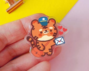 Bao the Tiger "Postman" Acrylic Pin