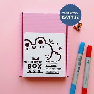Scatola a sorpresa con cancelleria Kawaii!