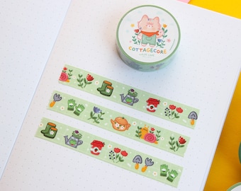 Washi Tape &quot;Cottagecore&quot; par Ilariapops, 10m x 15mm
