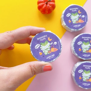 Halloween Washi Tape - Purple with cute Pumpkins, Ghosts, and more - 1.5cm x 10m - Adorable Decorative Crafting Tape