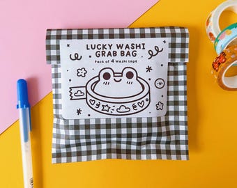 Lucky Washi Grab Bag – Pack of 4 Washi Tape