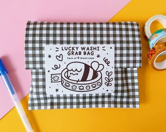 Lucky Washi Grab Bag – Pack of 6 Washi Tape