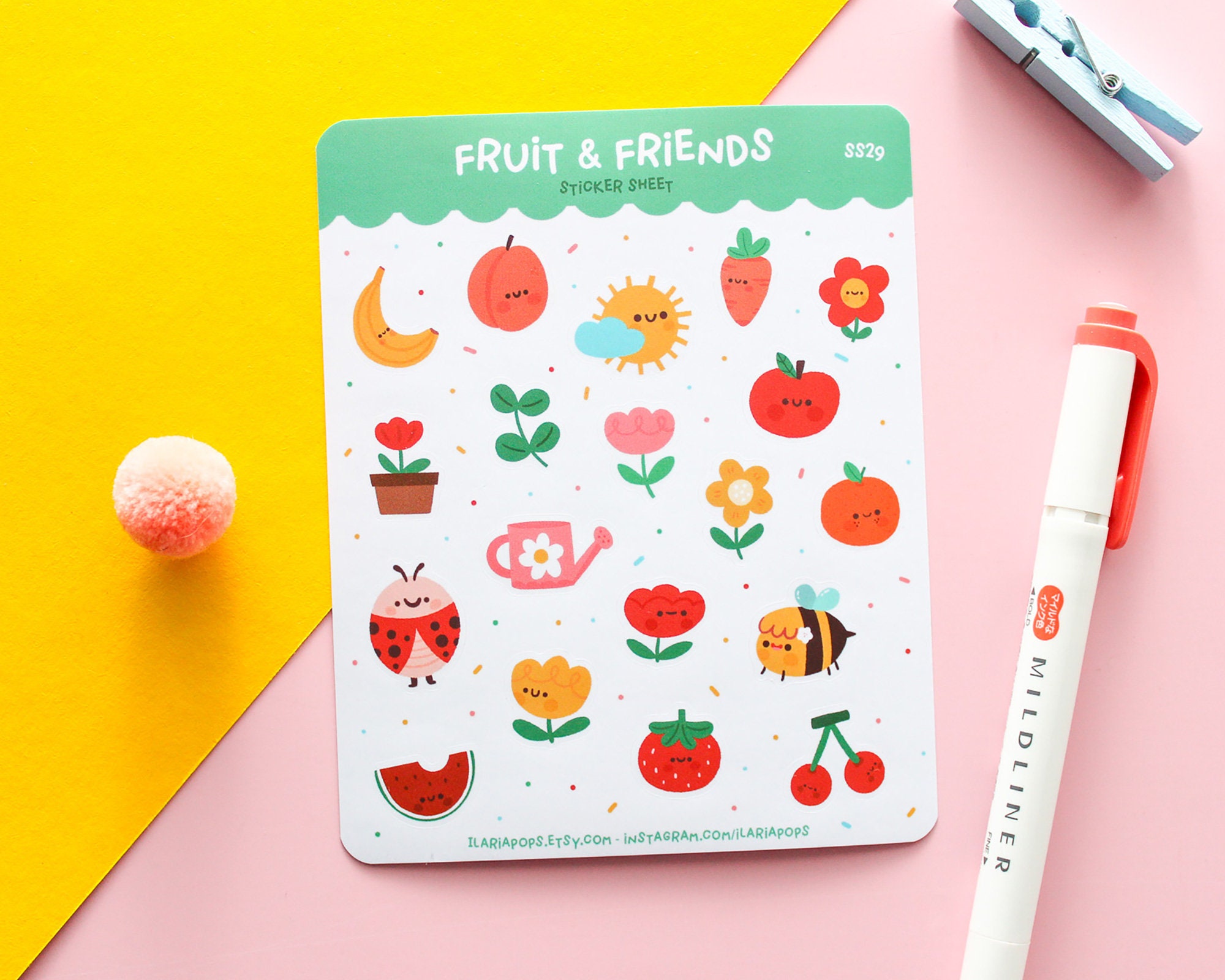 A6 Cat in a Garden Stickers - Planner stickers - Bullet Journal sticke – My  Sweet Paper Card