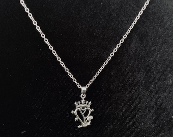 WithLoveSilver 925 Sterling Silver Scottish Thistle Heart Pendant - .925 Silver Jewelry 8 thumbnail image