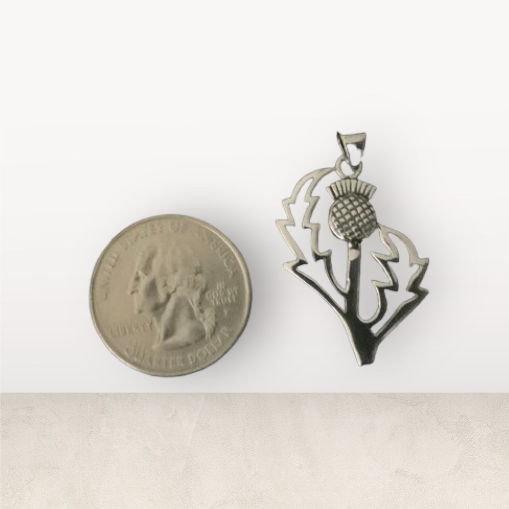 Anello Cardo Scozzese In Argento Sterling 925 Per Donna - Simbolo Di
