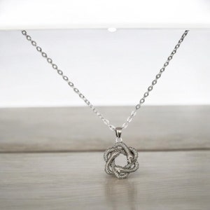 Handcast 925 Sterling Silver Entwined Snake Pendant Necklace + Free Chain