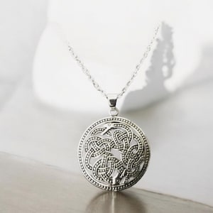 Großer handgegossener Ouroboros Uroboros Schlangen-Anhänger 925 Sterling Silber + Gratis Kette