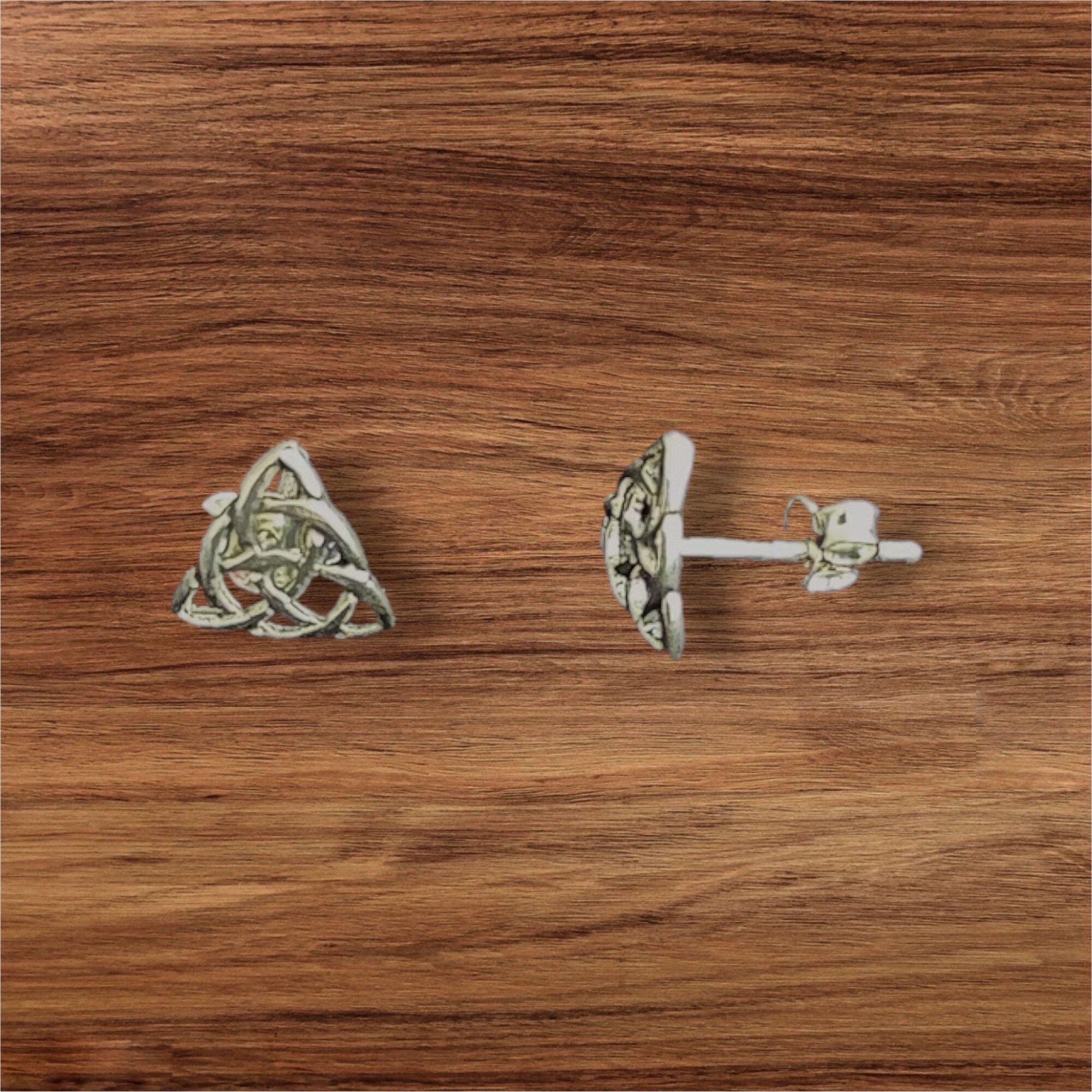 Silverly Orecchini Argento Sterling Piccoli Nodo Celtico Trinità