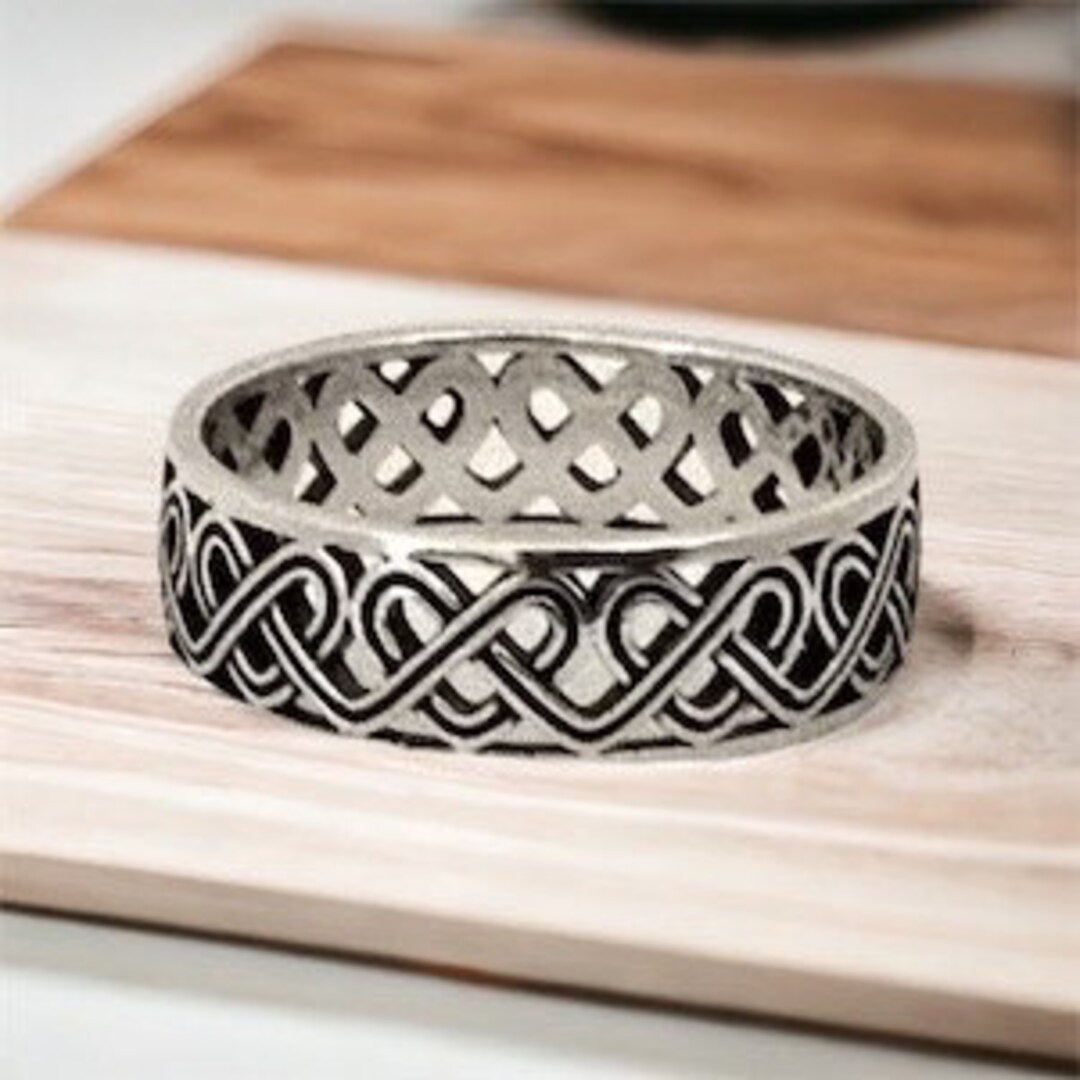 Ornamento Del Nodo Celtico. Antico Simbolo Irlandese. Segno Di Magia Etnica Vecchio Disegno Nordico Stampa Sfondo Per L 260744108 - Foto 4