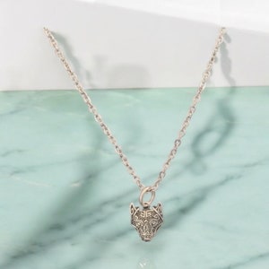 Unique Handcast 925 Sterling Silver Celtic Viking Wolf Pendant + Free Chain
