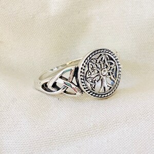Handcast 925 Sterling Silver Irish Celtic Filigree Trinity Triquetra ...