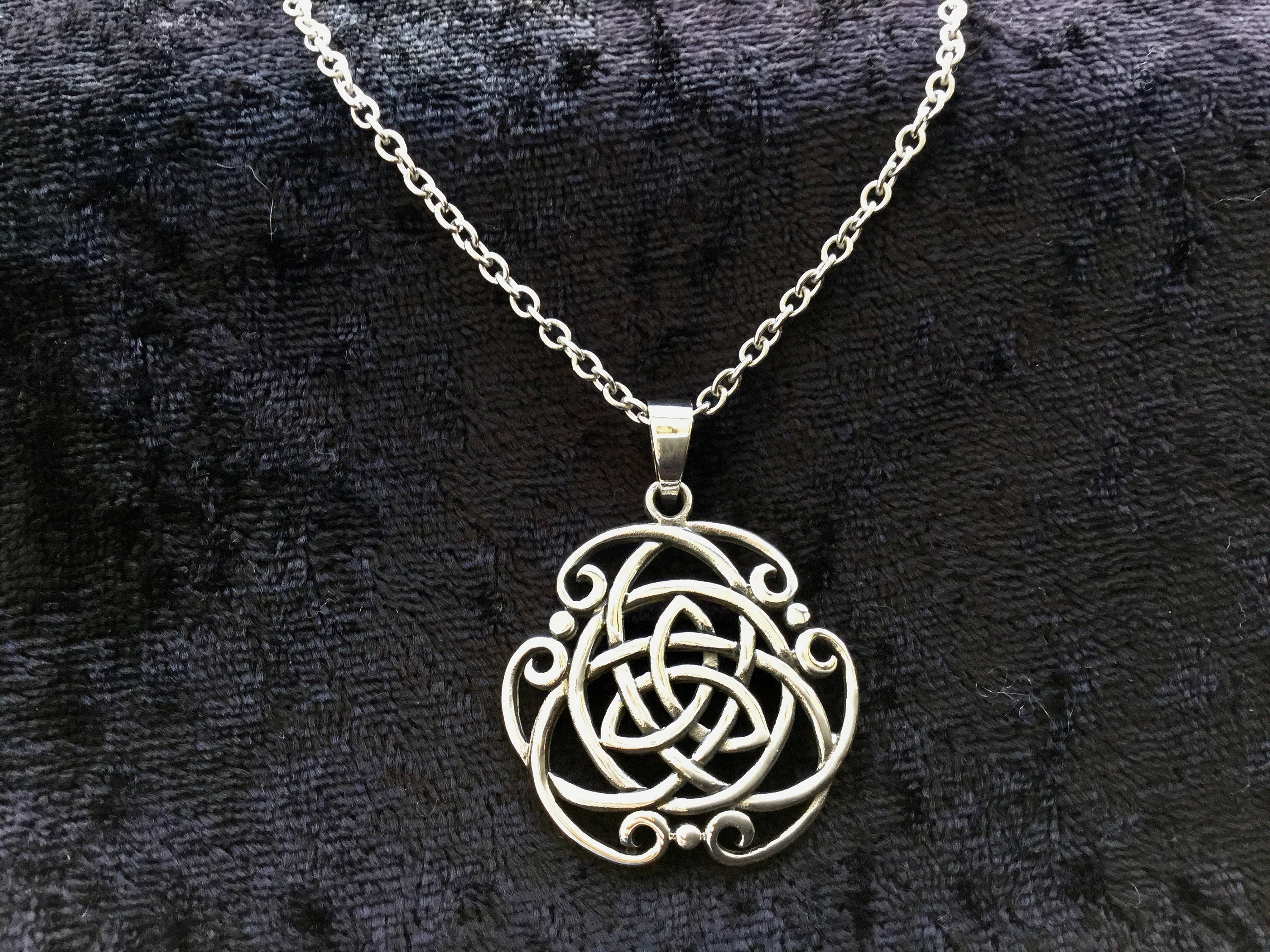 Keltischer Knoten Aufwendiger 925 Sterling Silber Ring Feiner Heritage