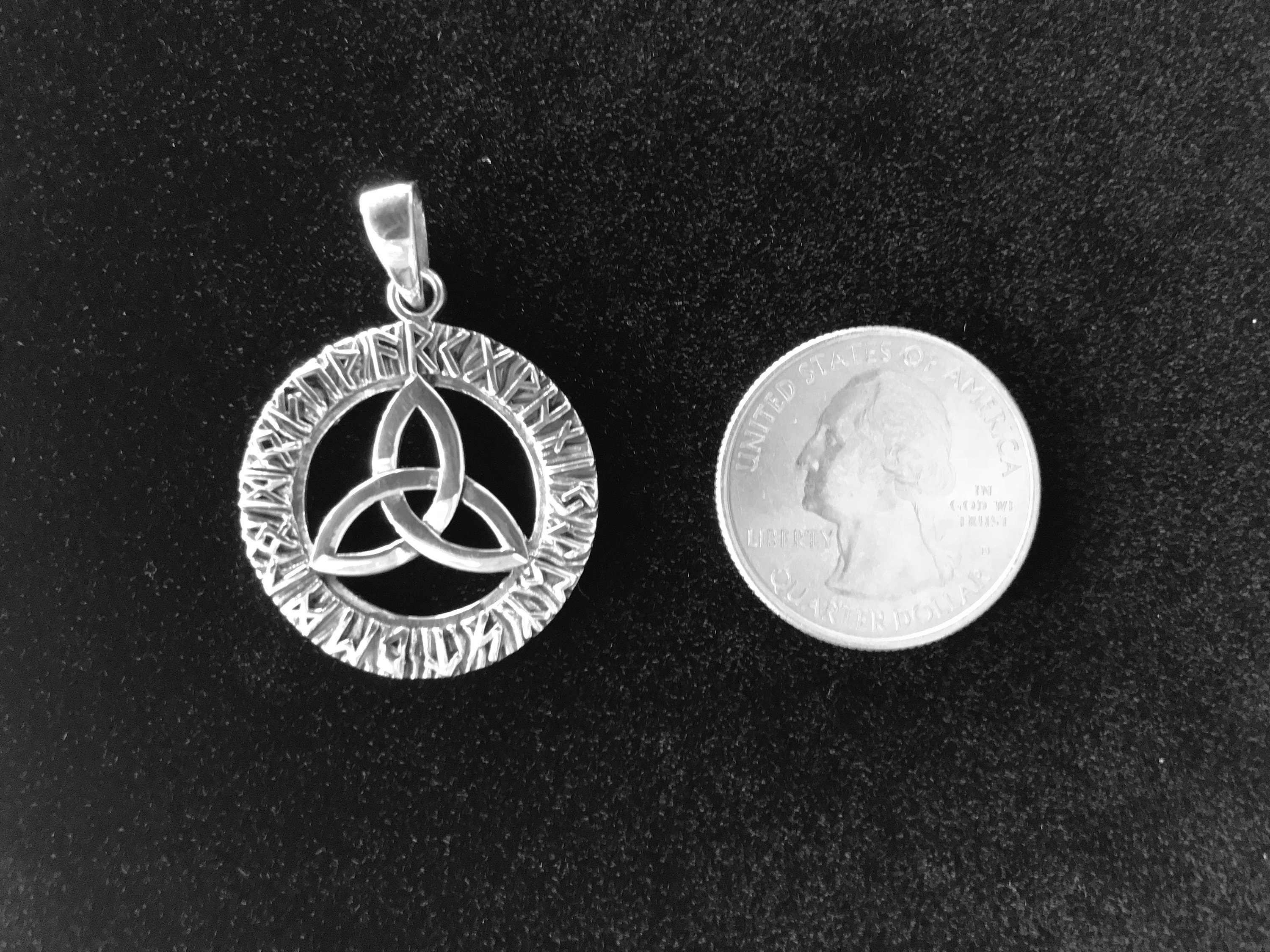 Treasure Bay Ciondolo a forma di leone con motivo celtico, in argento Sterling 925, per uomini e donne, Argento sterling