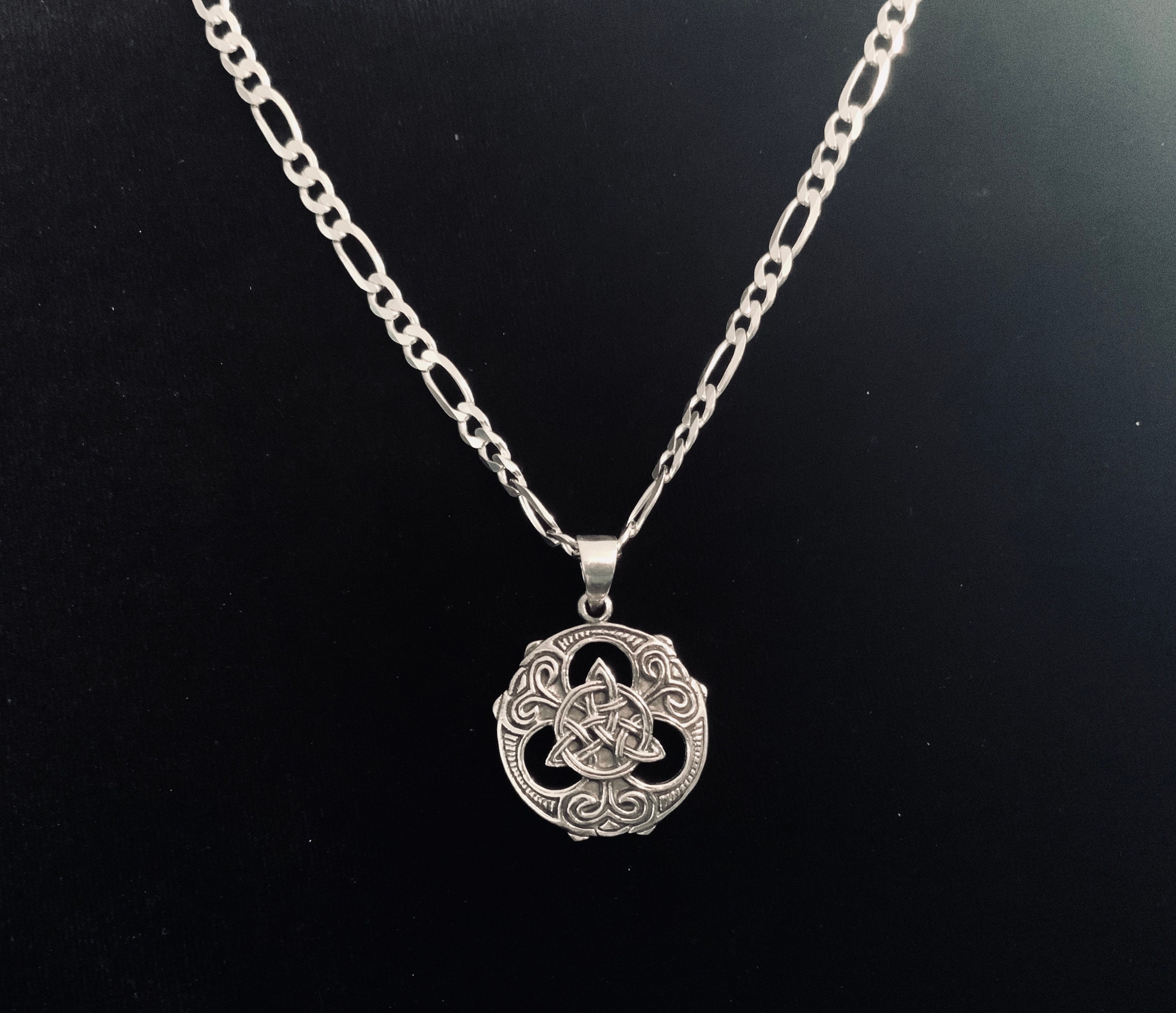 Ciondolo Triquetra - Ciondolo In Acciaio - Foto 4