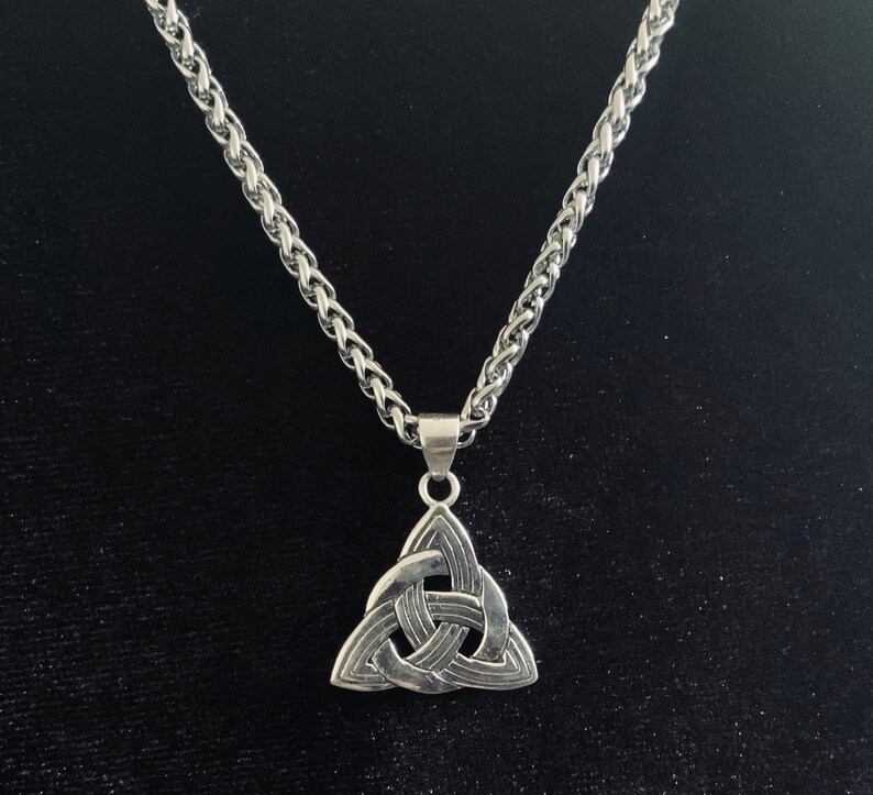Ciondolo Triquetra - Ciondolo In Acciaio - Foto 7