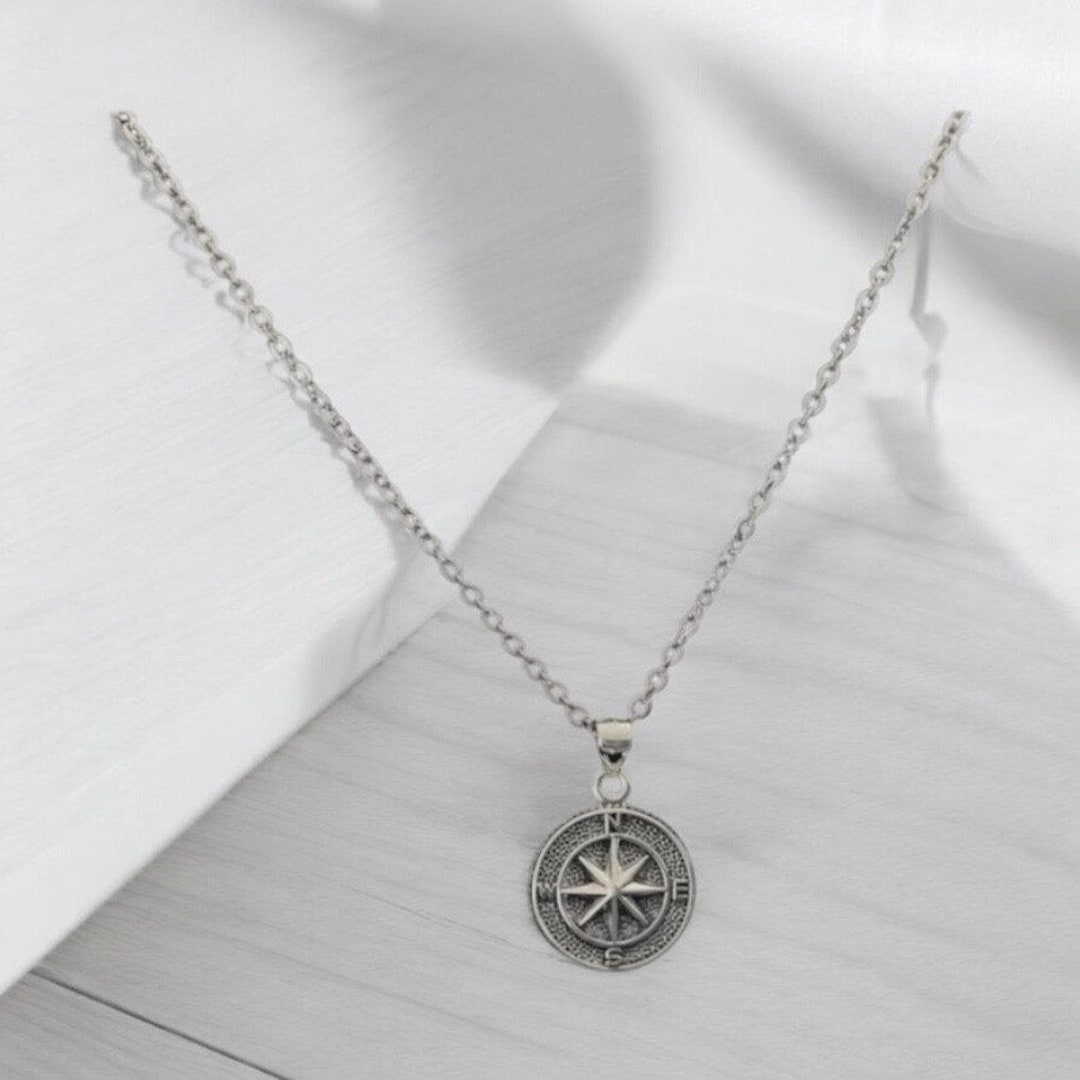 PS: Selfless Compass Silver pendant