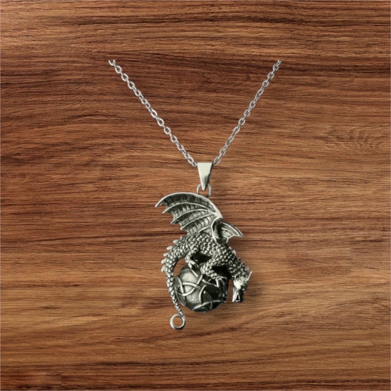 Espada Dragón En Colgante De Plata De Ley - Colgantes Con Minerales