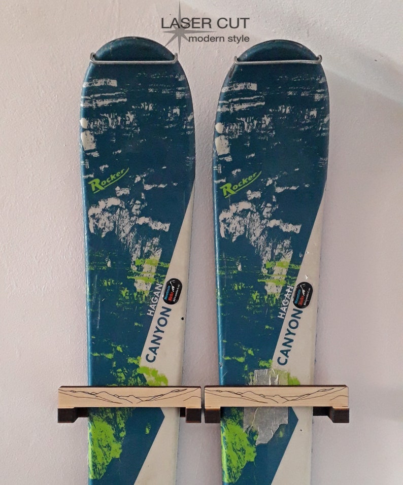 Ganci Da Parete Per Garage - 4 Pezzi, Per Snowboard, Sci, Attrezzi, In Ferro, Facili Da Installare - Foto 6