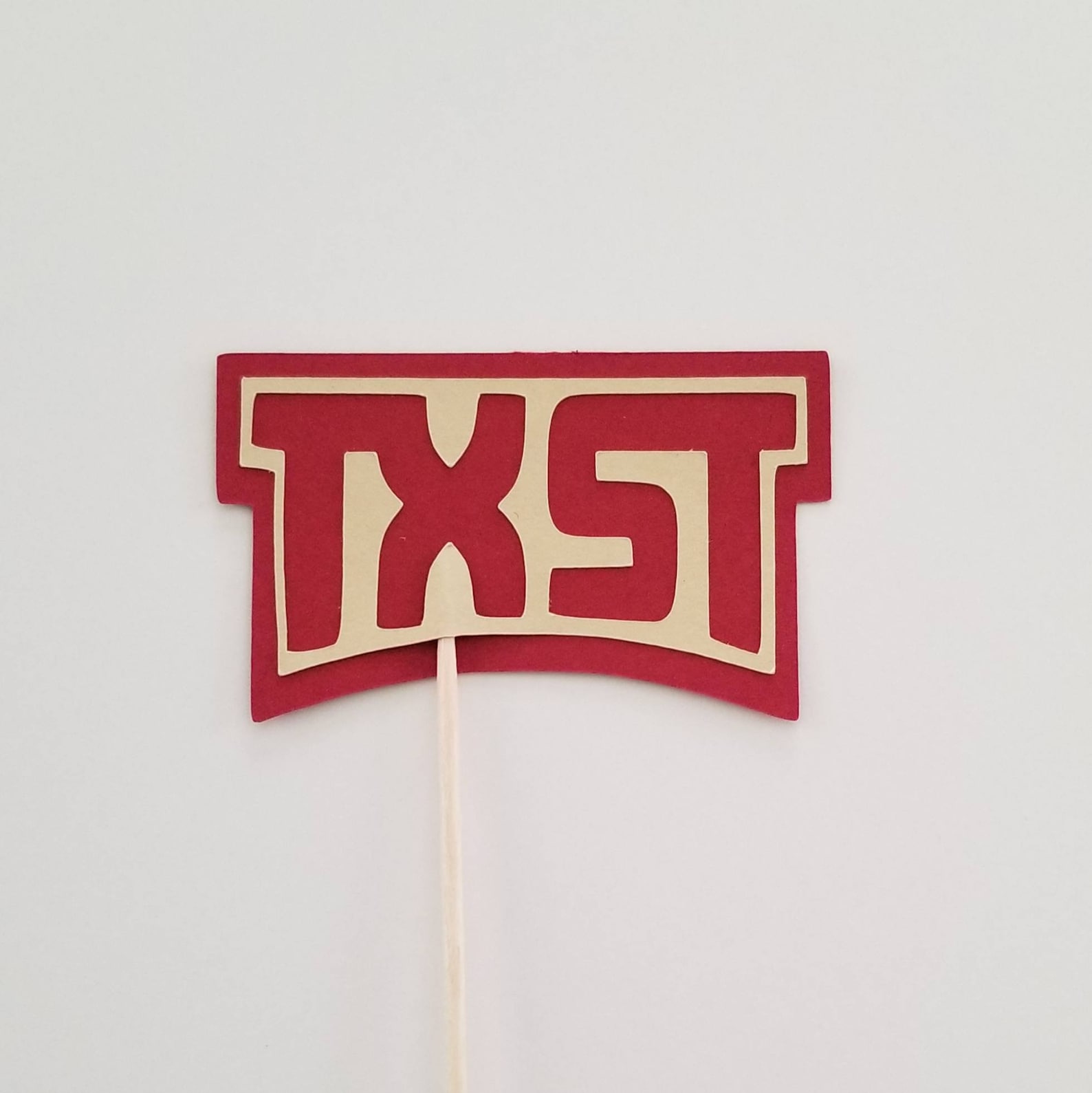 Texas State University Cupcake Toppers Set of 12. Etsy