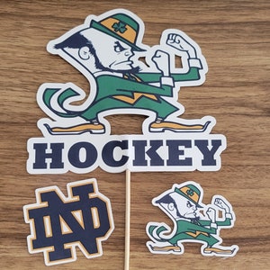 Notre Dame cupcake toppers, set of 12.