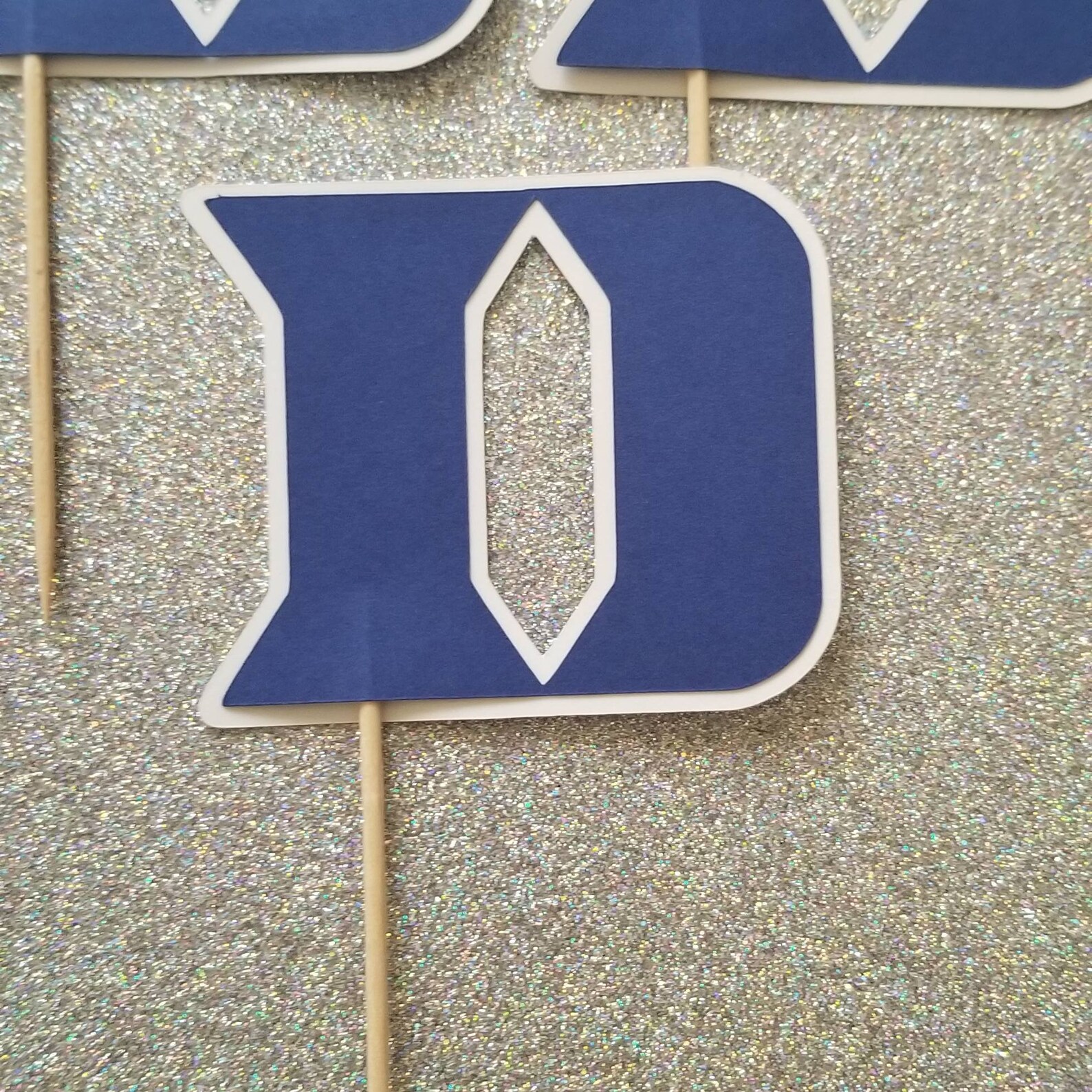 Duke University Blue Devils Cupcake Toppers Set of 12. Etsy
