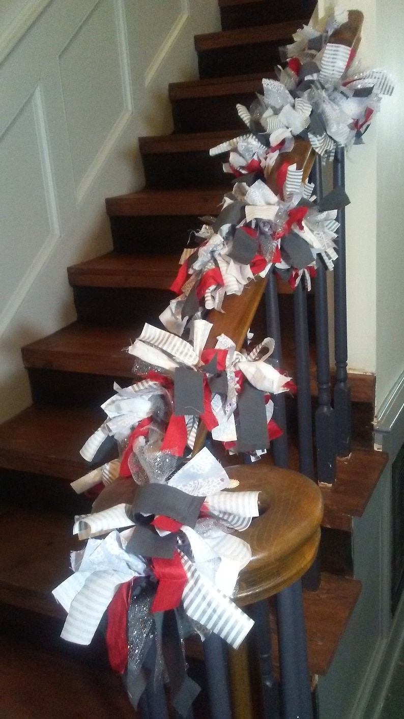 Silver Christmas decorations 6 foot Silver Christmas Garland