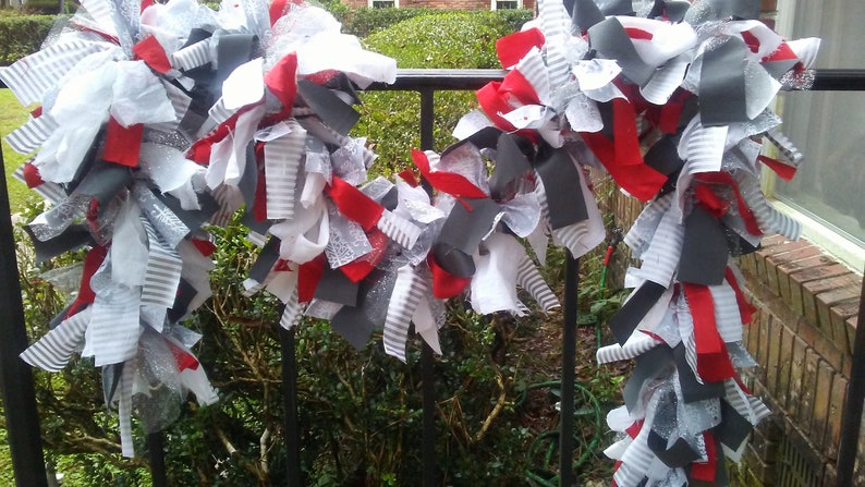 Silver Christmas decorations 6 foot Silver Christmas Garland