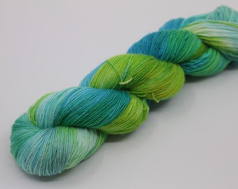 Colour Study #9 - Spindly Singles Sock - 100% Super Wash Merino