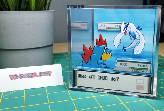 Customized Pokemon Battle Diorama Cube Etsy