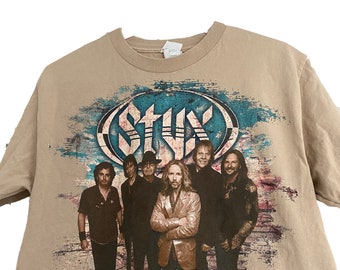 Styx Concert Tour Band T-Shirt Classic Rock