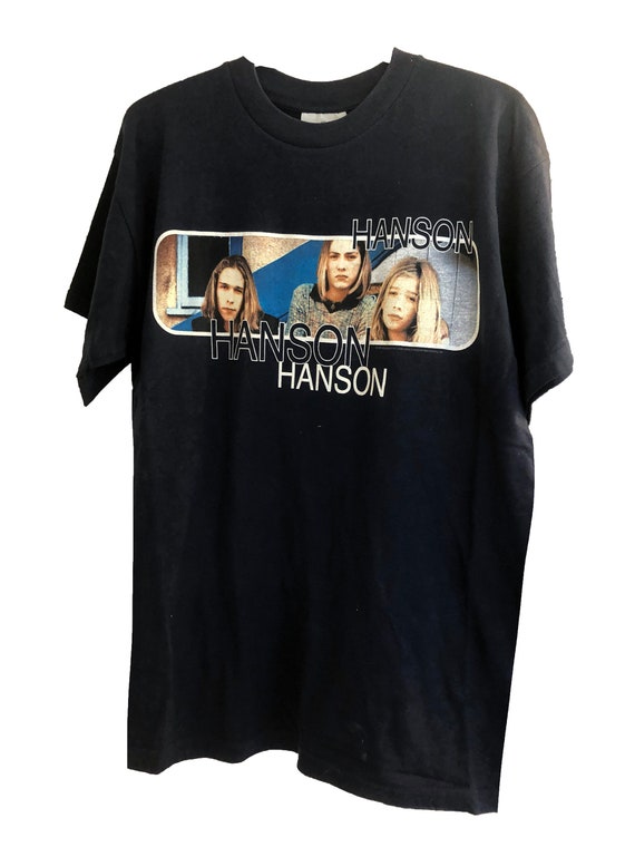 Vintage Hanson 1998 Boyband Mmmbop T-Shirt - image 1