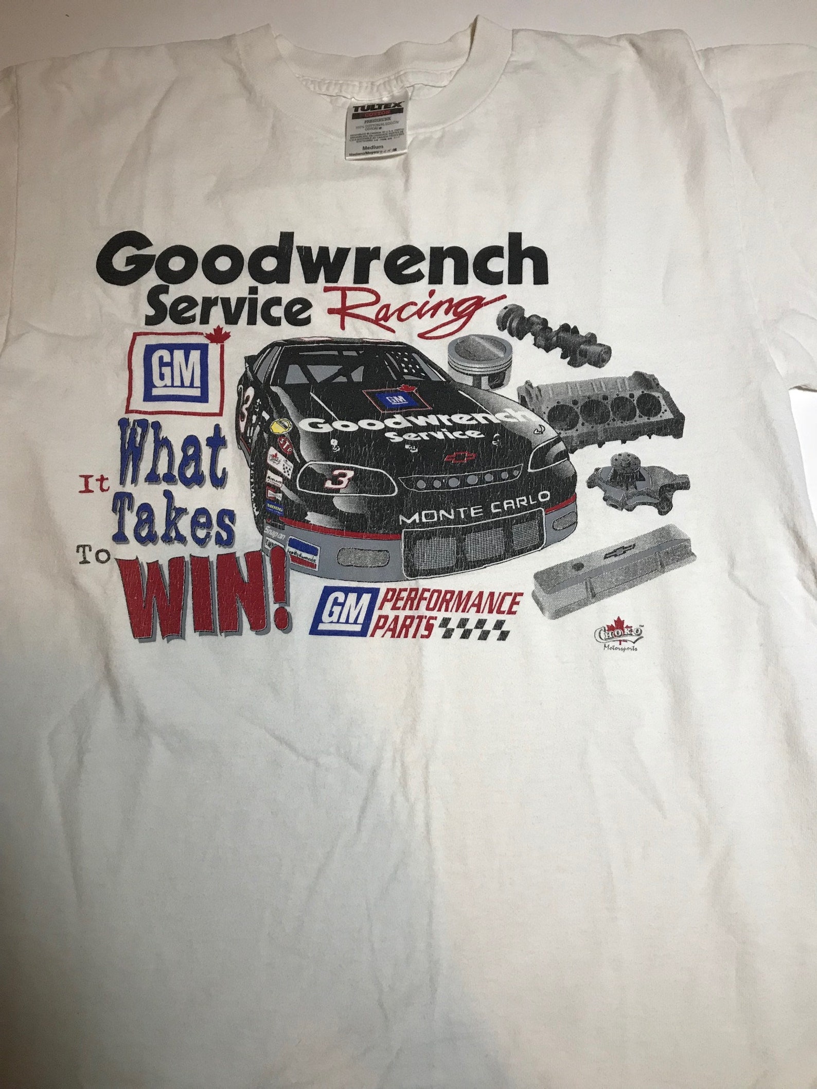 Vintage GM Goodwrench Racing T-Shirt 90s | Etsy