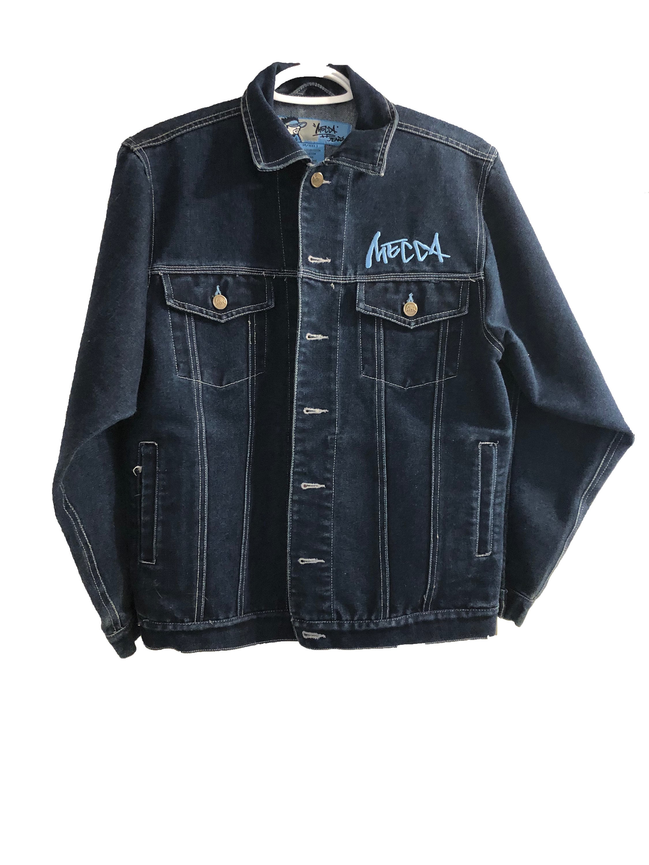 Vintage 90s Mecca Jean Jacket - Etsy 